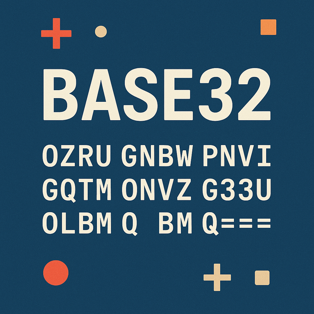 Base 32: qué es, cómo funciona y por qué se usa